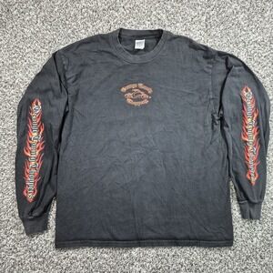 Vtg Y2K Orange County Choppers‎ Men's Xl Long Sleeve T-Shirt Faded Distressed